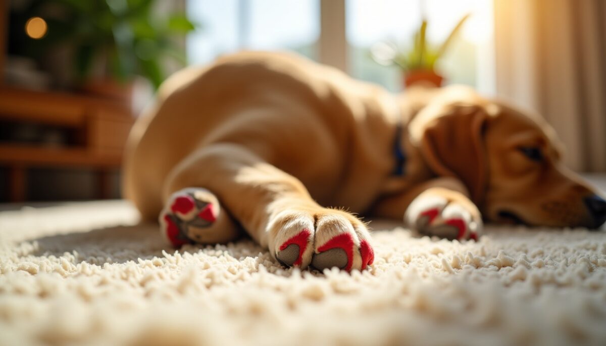 Coussinets rouges chez le chien : comprendre et traiter la pododermatite